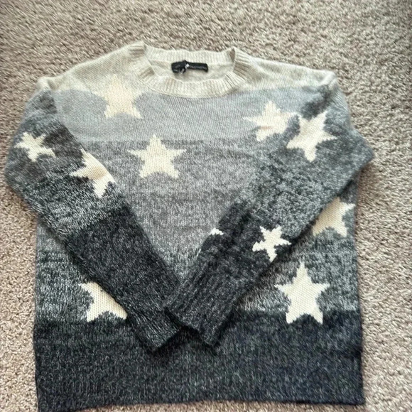 360 cashmere sweater with start print - Picture 2 of 2